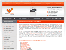 Tablet Screenshot of faxcomm.com.au